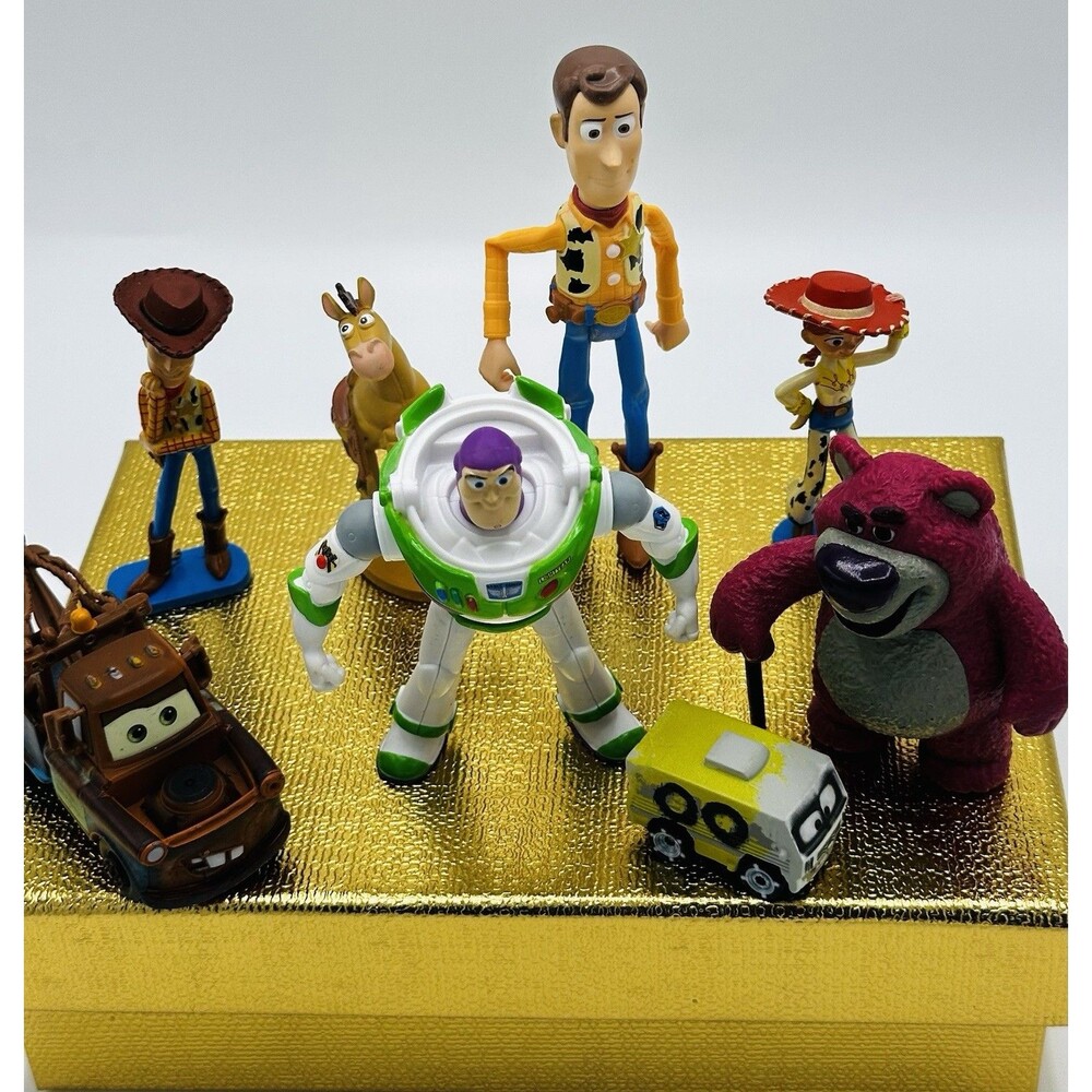 Disney Pixar TOY STORY Figures Play Toy Cake Topper And Accessories
